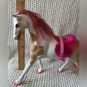 Bonnie Glitter Girls 14” Horse - Pink Mane & Tail, Saddle Included